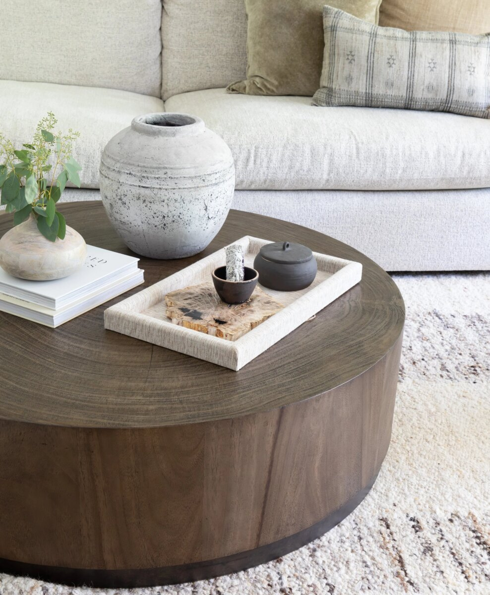 Calm Neutral Living Room Design by Orshi Wren